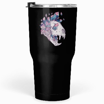 Discover Crystal Cat Skull Tumblers 30 Oz