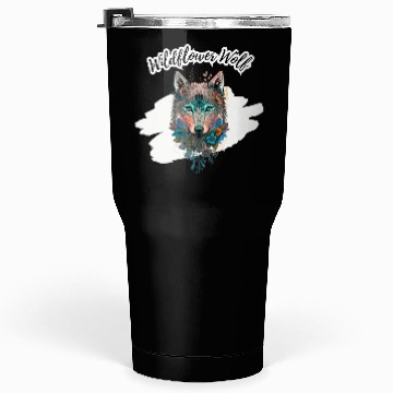 Discover Wildflower Wolf Tumblers 30 Oz