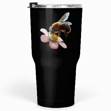 Discover bee on flower Tumblers 30 Oz
