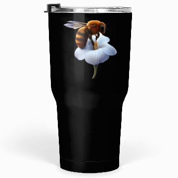 Discover bee on flower Tumblers 30 Oz