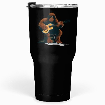 Discover Bigfoot plays guitar Tumblers 30 Oz