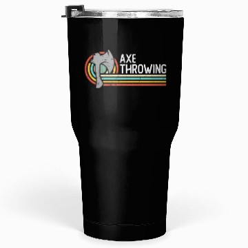 Discover Axe Throwing Retro Woodworking Hatchet Thrower Tumblers 30 Oz