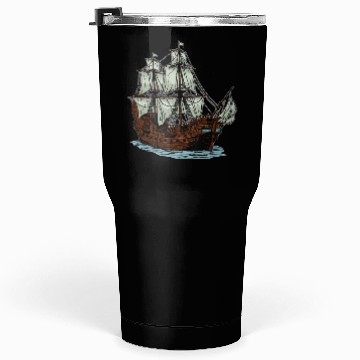 Discover Columbus Day 1492 Ship Tumblers 30 Oz