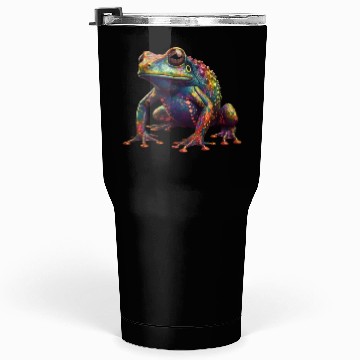 Discover Psychedelic frog in vibrant colors dart frog Tumblers 30 Oz