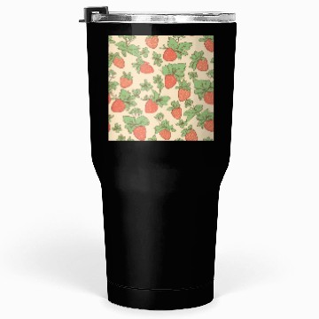 Discover Retro Strawberries Tumblers 30 Oz