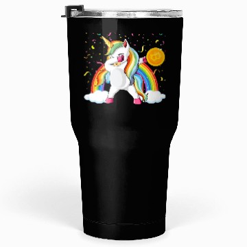 Discover Dabbing Unicorn Bitcoin Sarcastic Cryptocurrency Tumblers 30 Oz