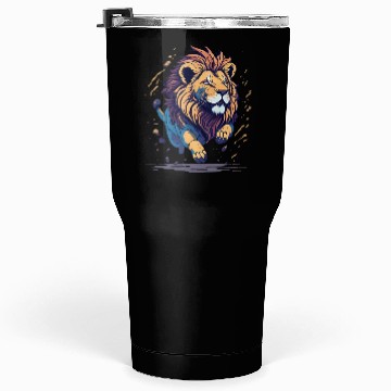 Discover Running furious lion Tumblers 30 Oz