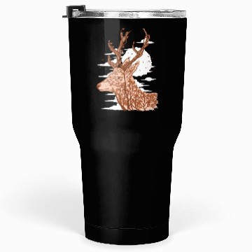Discover Tree Deer Beautiful Animal Tumblers 30 Oz