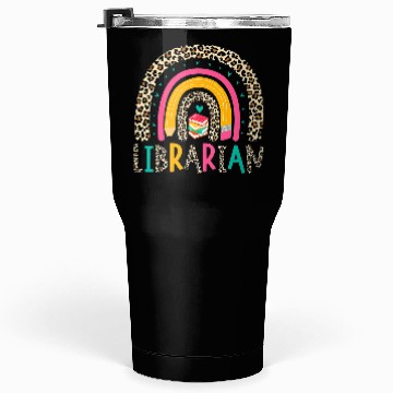 Discover Librarian Boho Rainbow Leopard Back To School Tumblers 30 Oz
