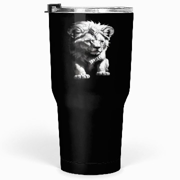 Discover Baby Lion Exploring on his Own Tumblers 30 Oz
