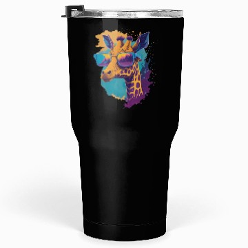 Discover Giraffe Wearing Sunglass Tumblers 30 Oz