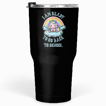 Discover Ready to Go Back to School Kawaii Unicorn Rainbow Tumblers 30 Oz