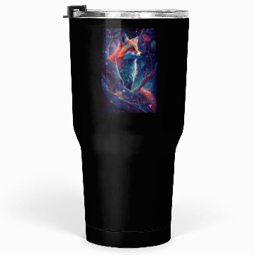 Discover Fox Galaxy Nature Tumblers 30 Oz