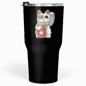 Discover Unlucky White Cat Tumblers 30 Oz