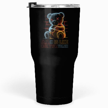 Discover Neon Teddy Bear Tumblers 30 Oz