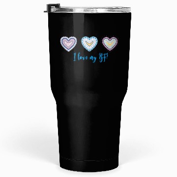 Discover I Love My Bf Modern Boho Style Tumblers 30 Oz