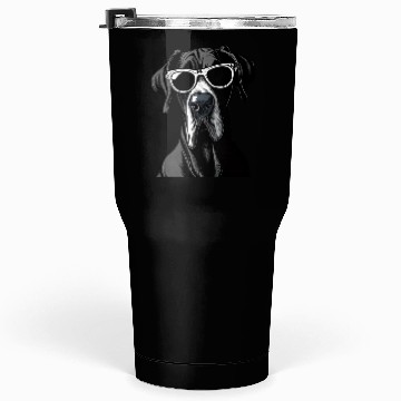 Discover GREAT DANE WEARING SUNGLASSES PETS Tumblers 30 Oz