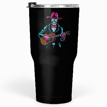 Discover guitar skeleton Tumblers 30 Oz