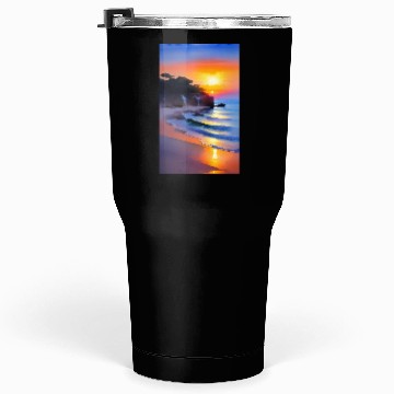 Discover A sunrise with a seaside view Tumblers 30 Oz