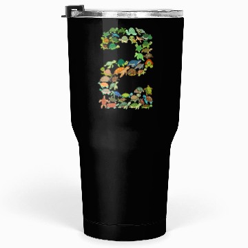 Discover 2nd birthday sea turtle tortoise theme 2 year old Tumblers 30 Oz