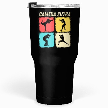 Discover Camera Sutra Funny Photography Camera Lover Tumblers 30 Oz