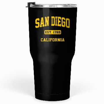 Discover San Diego California State Athletic Style Tumblers 30 Oz