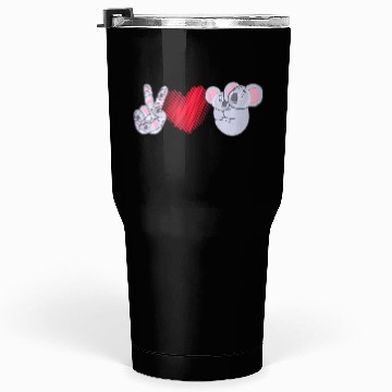 Discover Peace Love Koala Koala Lover Tumblers 30 Oz
