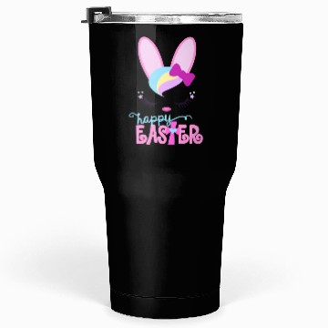 Discover Happy Easter Bunny Sleeping Face Christian Tumblers 30 Oz