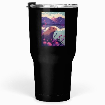 Discover Capybara Nature Capibara Tumblers 30 Oz