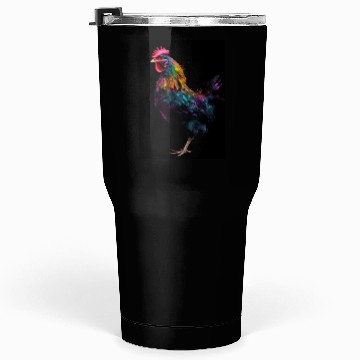 Discover Chicken Colorful Farmer Tumblers 30 Oz
