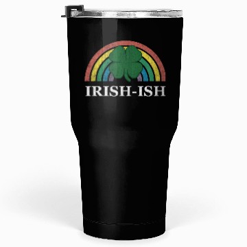 Discover Irish-Ish Shamrock St Patrick'S Day Rainbow Saint Tumblers 30 Oz