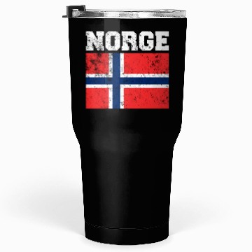 Discover Norge Flag Norwegian Flag Tumblers 30 Oz