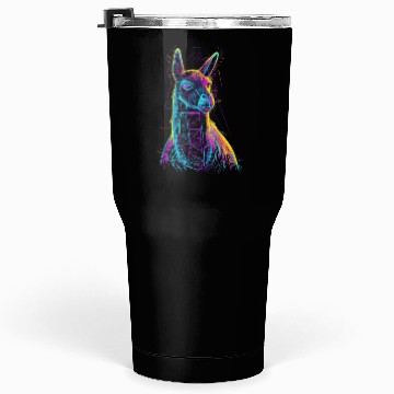 Discover Llama Colorful neon Tumblers 30 Oz