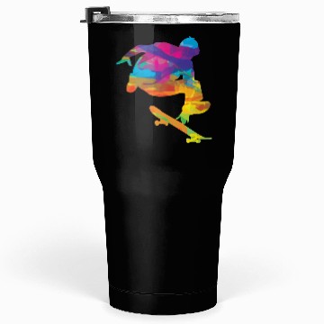 Discover Psychedelic Skateboard Tumblers 30 Oz