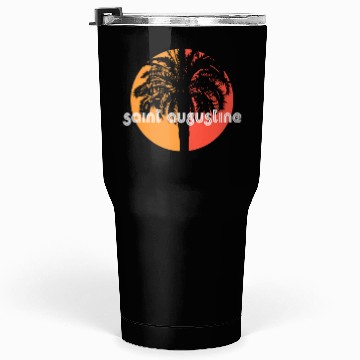 Discover Saint Augustine Florida Artistic Vacation Tumblers 30 Oz