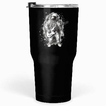 Discover Astronaut playing guitar in space Tumblers 30 Oz