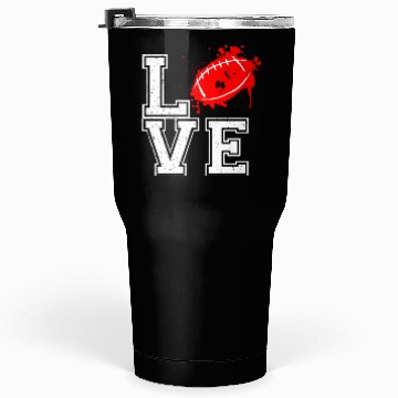 Discover I Love Football Tumblers 30 Oz