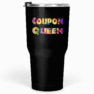 Discover Coupon Queen tie dye Tumblers 30 Oz