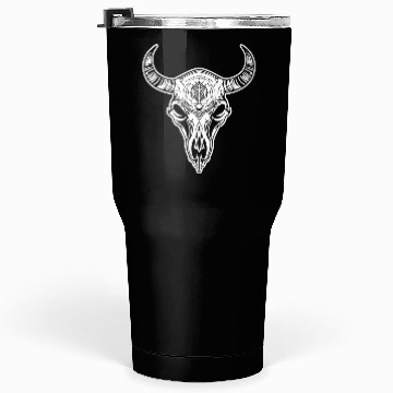 Discover Cow Skull Boho Tumblers 30 Oz