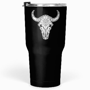 Discover Cow Skull Boho Tumblers 30 Oz