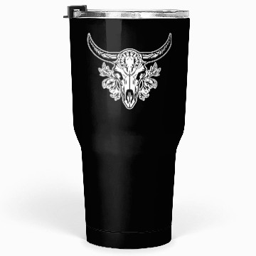 Discover Cow Skull Boho Tumblers 30 Oz
