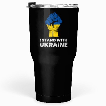 Discover Ukrainian Flag I Stand With Ukraine Flag Tumblers 30 Oz