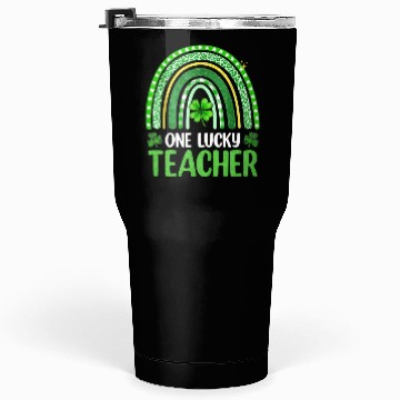 Discover One Lucky Teacher Rainbow St Patrick’S Day Tumblers 30 Oz