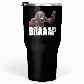 Discover Braaap Monkey Face Riding A Motocross Tumblers 30 Oz