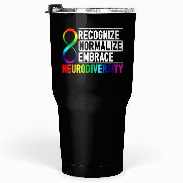 Discover Recognize Normalize Embrace Neurodiversity Adhd Tumblers 30 Oz