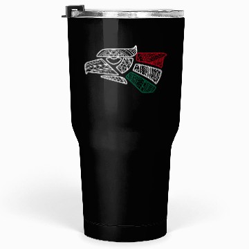 Discover Meco Flag - Mecan Eagle Aztec Style - Hecho Tumblers 30 Oz