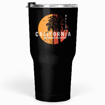Discover Malibu California Cool Palm Tree Native Tumblers 30 Oz
