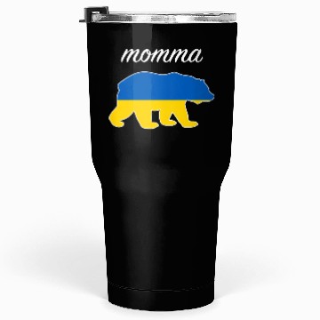 Discover Momma Bear Ukraine Flag Ukrainian Roots Tumblers 30 Oz