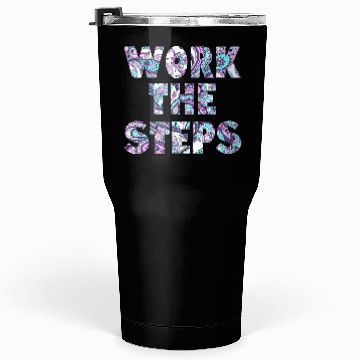 Discover Work the Steps paisley Tumblers 30 Oz