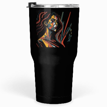 Discover Feminine Character Cubism Tumblers 30 Oz